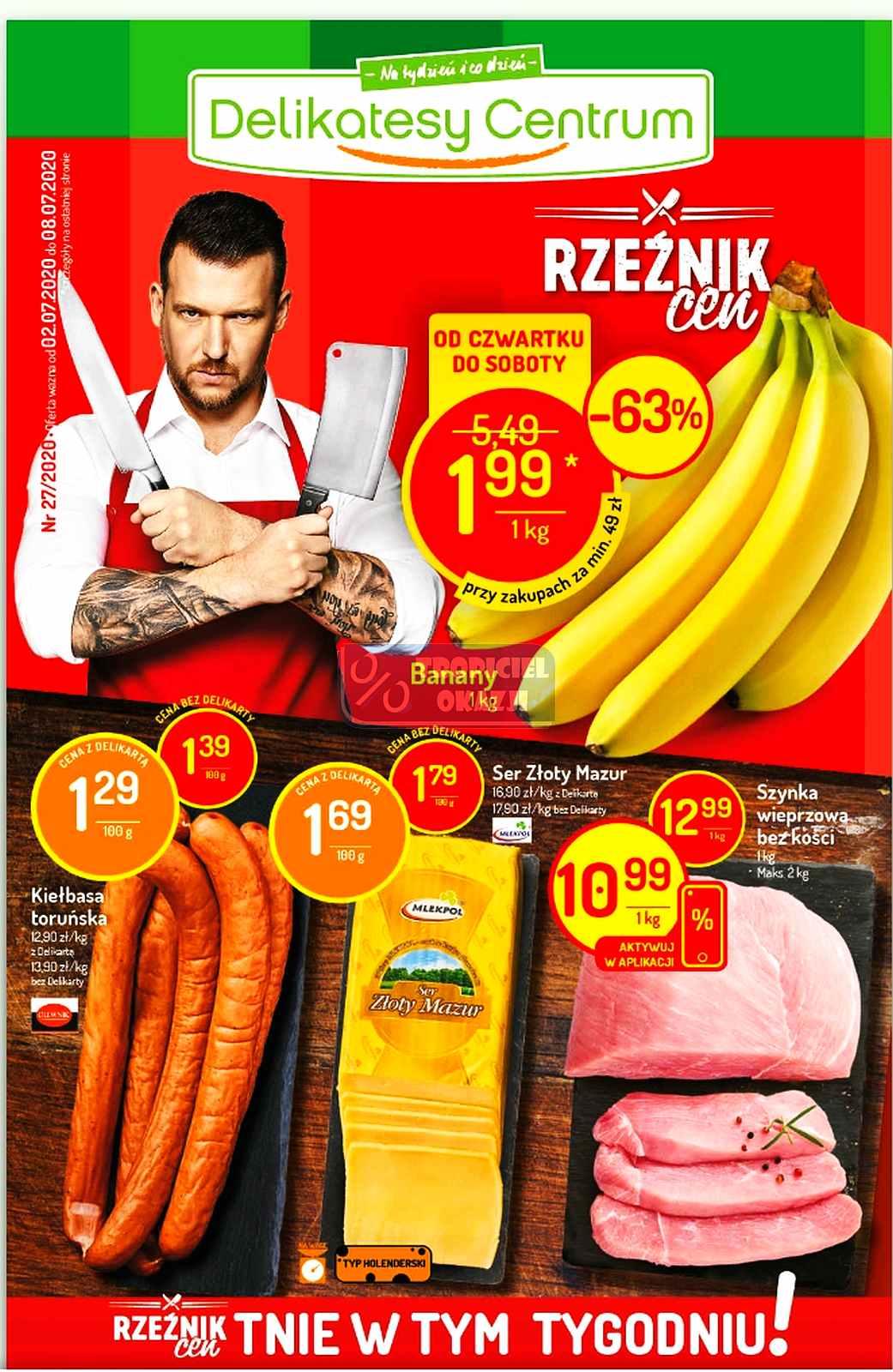 Gazetka promocyjna Delikatesy Centrum str. 1