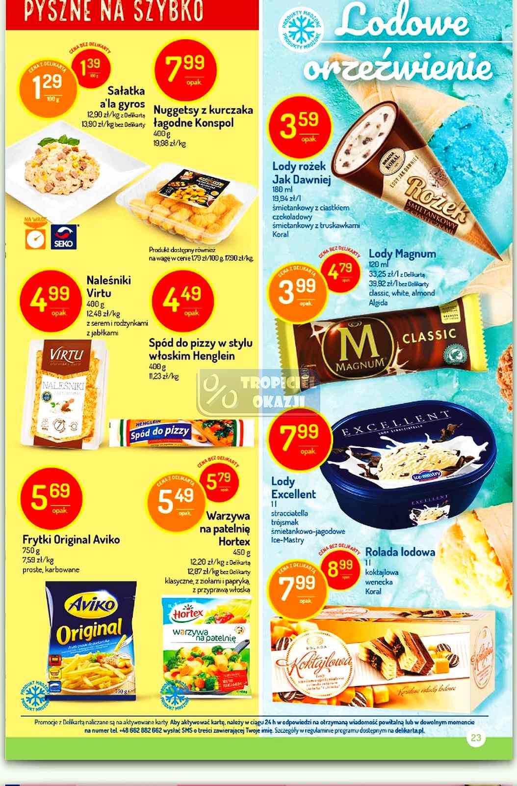 Gazetka promocyjna Delikatesy Centrum str. 23