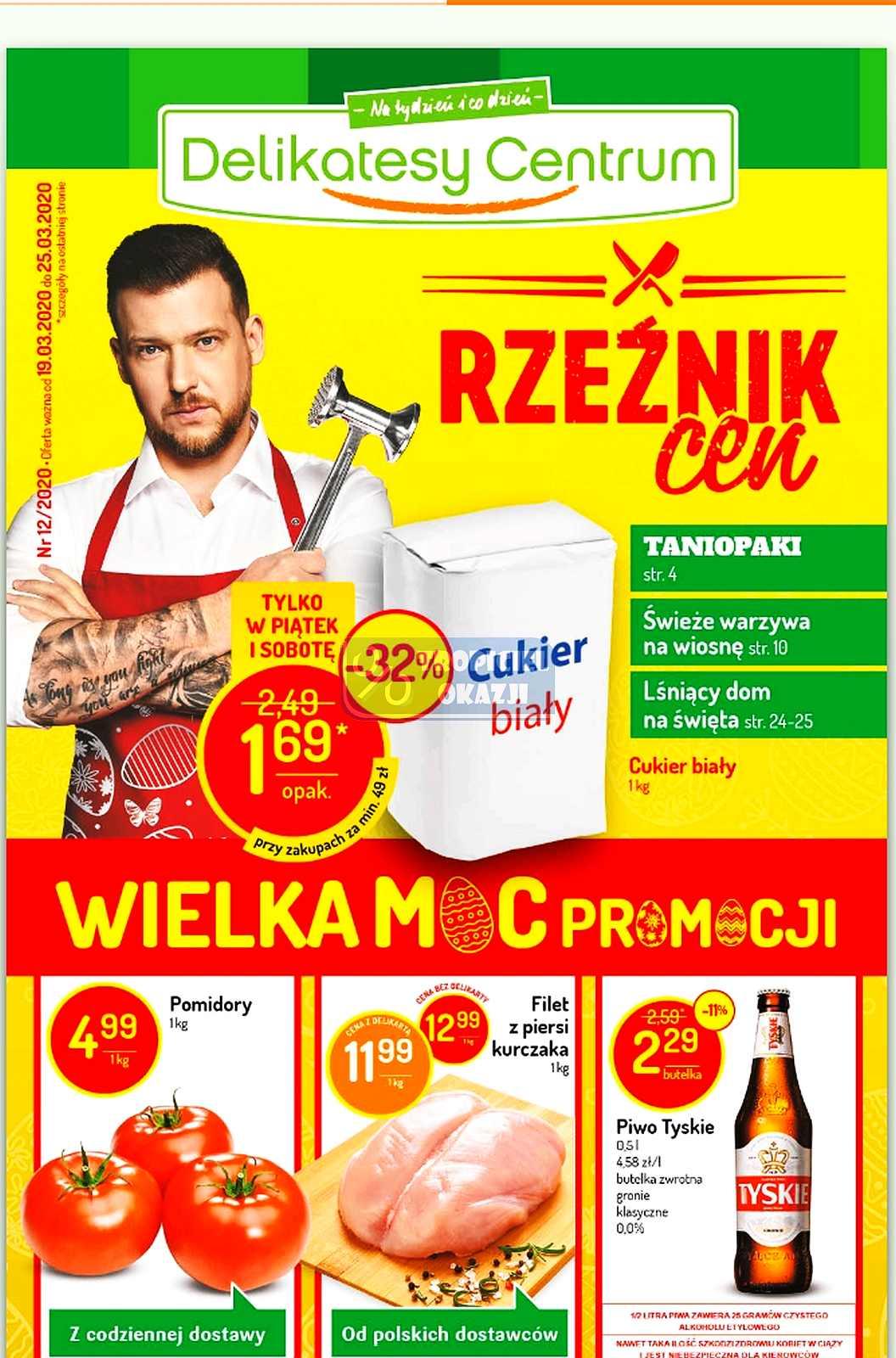 Gazetka promocyjna Delikatesy Centrum str. 1