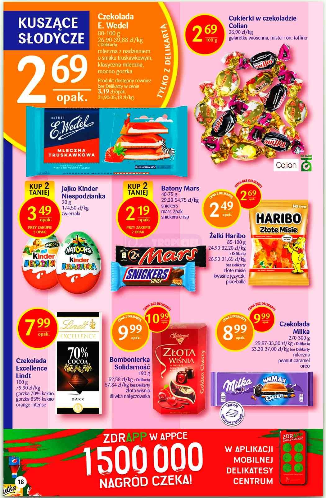 Gazetka promocyjna Delikatesy Centrum str. 18