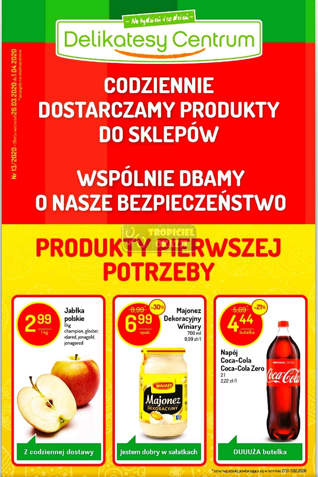 Gazetka promocyjna Delikatesy Centrum str. 1