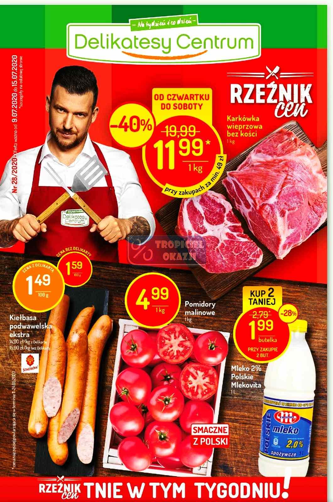 Gazetka promocyjna Delikatesy Centrum str. 1