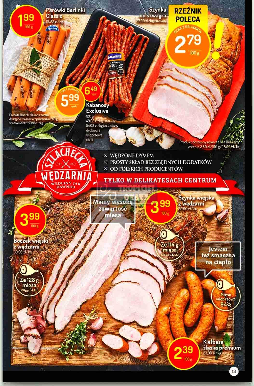 Gazetka promocyjna Delikatesy Centrum str. 13