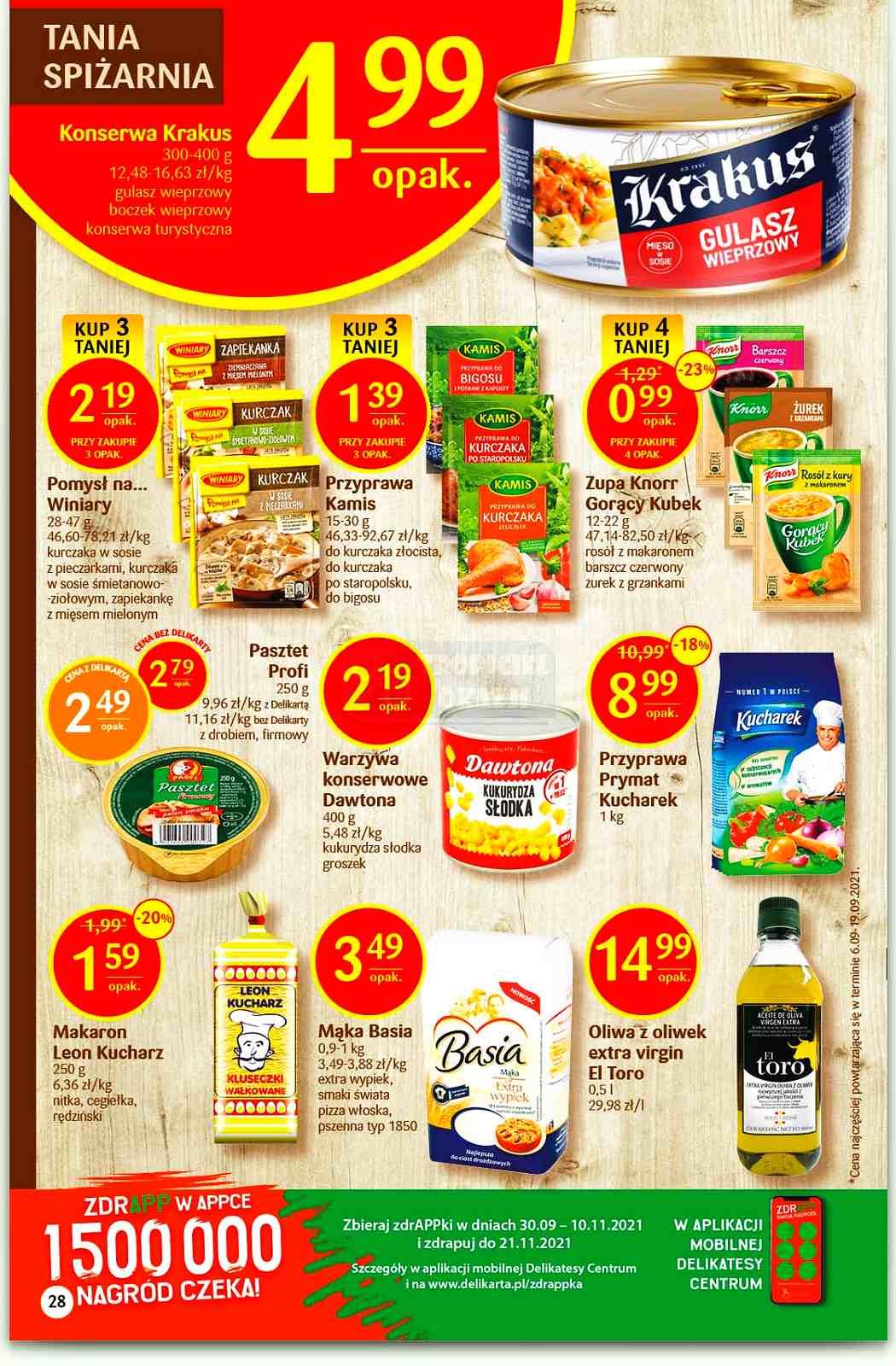 Gazetka promocyjna Delikatesy Centrum str. 28