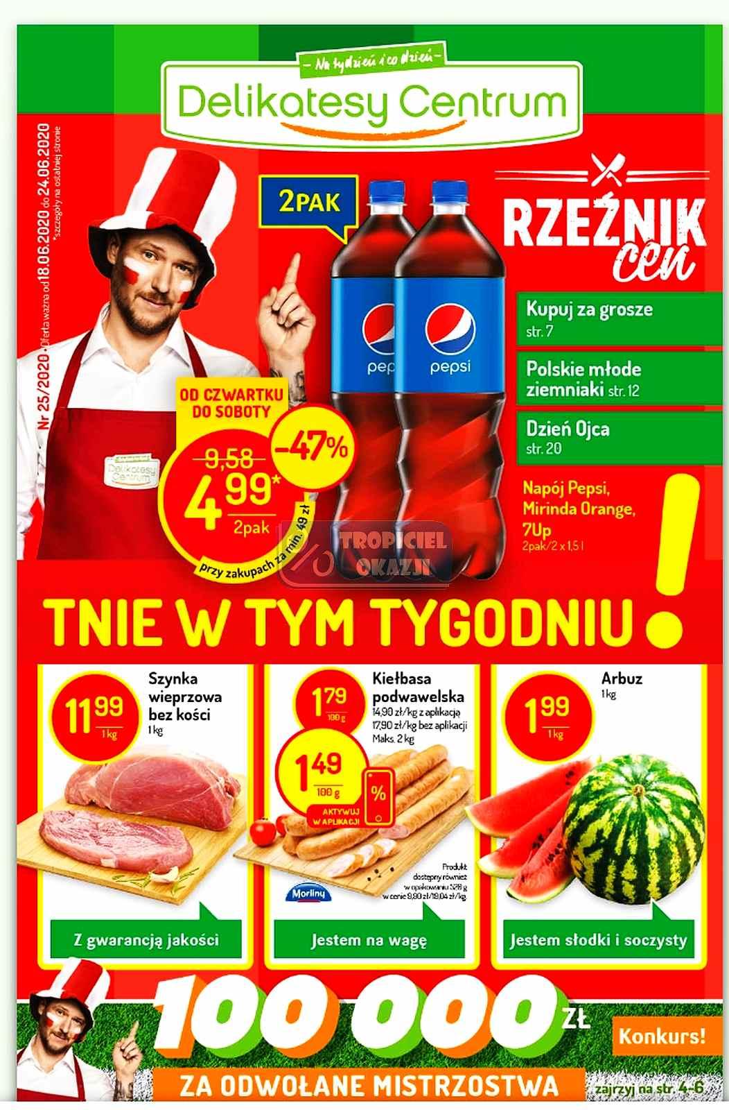 Gazetka promocyjna Delikatesy Centrum str. 1