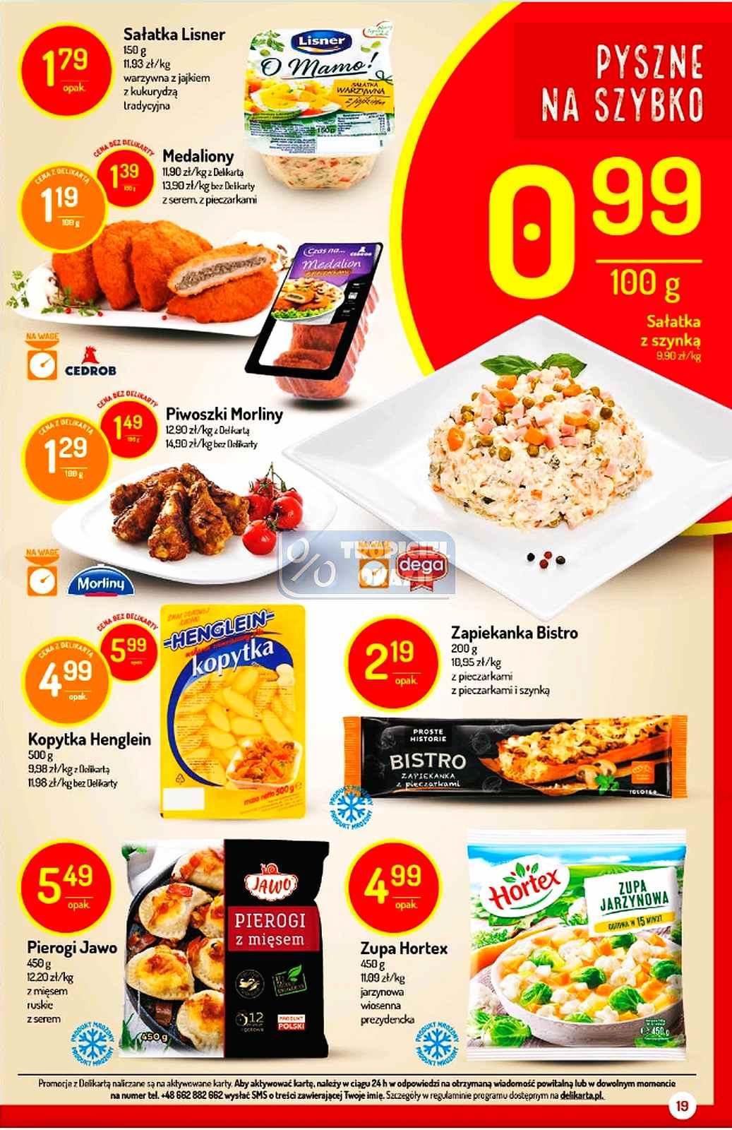 Gazetka promocyjna Delikatesy Centrum str. 19