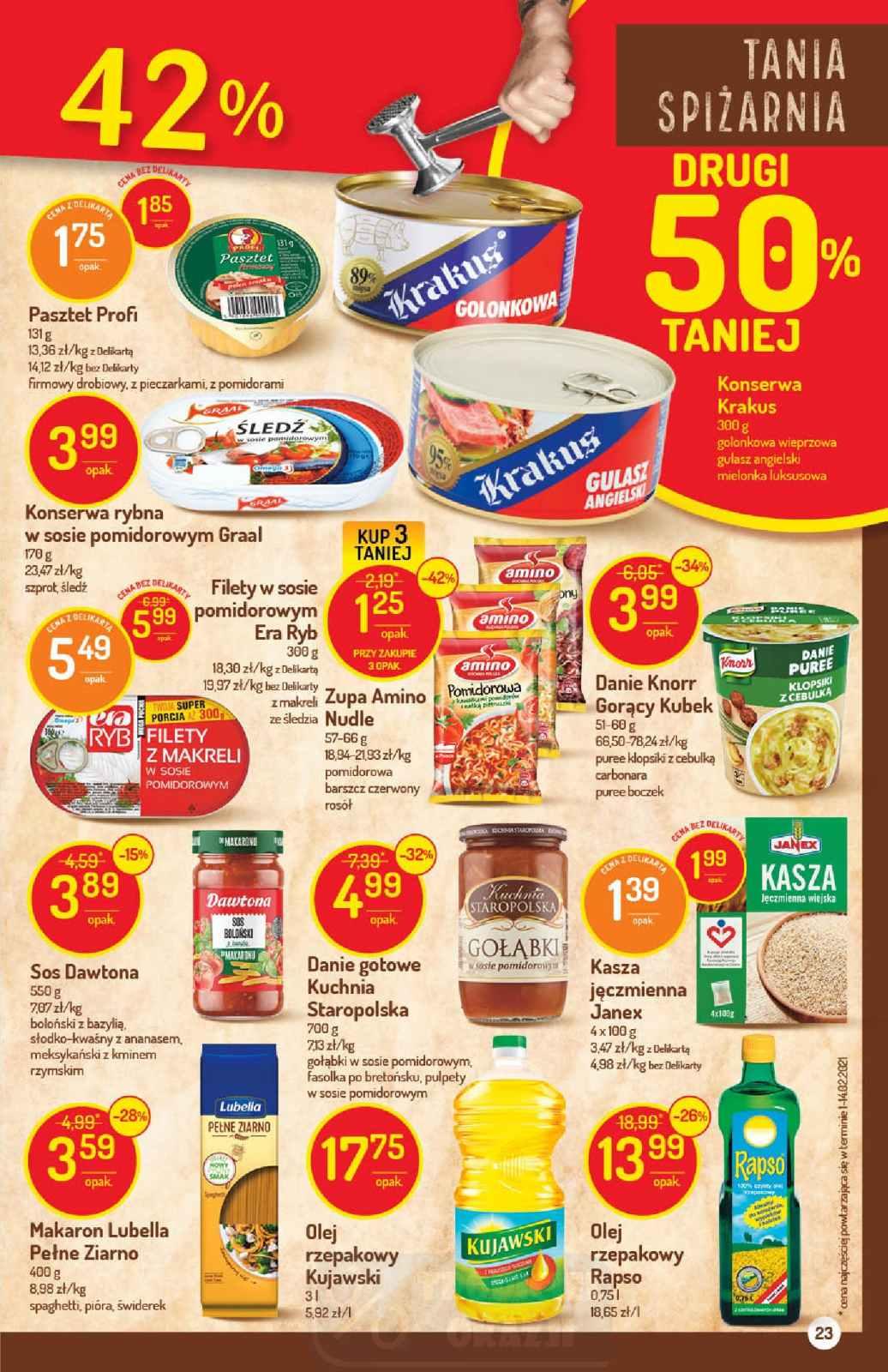 Gazetka promocyjna Delikatesy Centrum str. 23