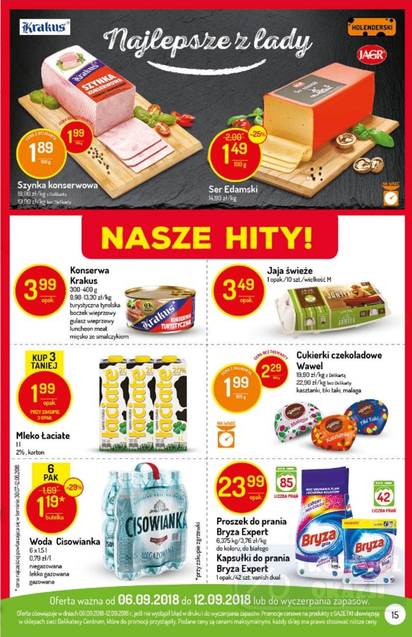 Gazetka promocyjna Delikatesy Centrum str. 15
