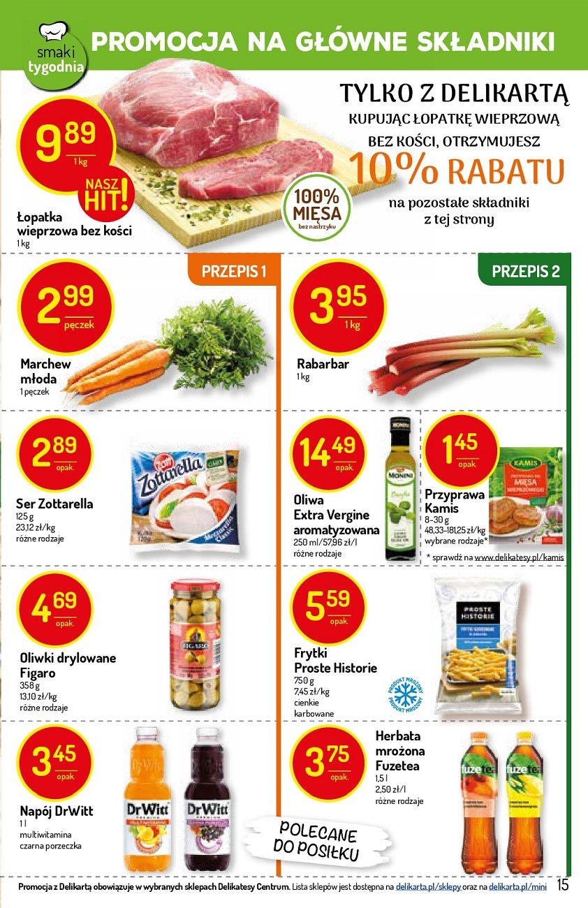 Gazetka promocyjna Delikatesy Centrum str. 15
