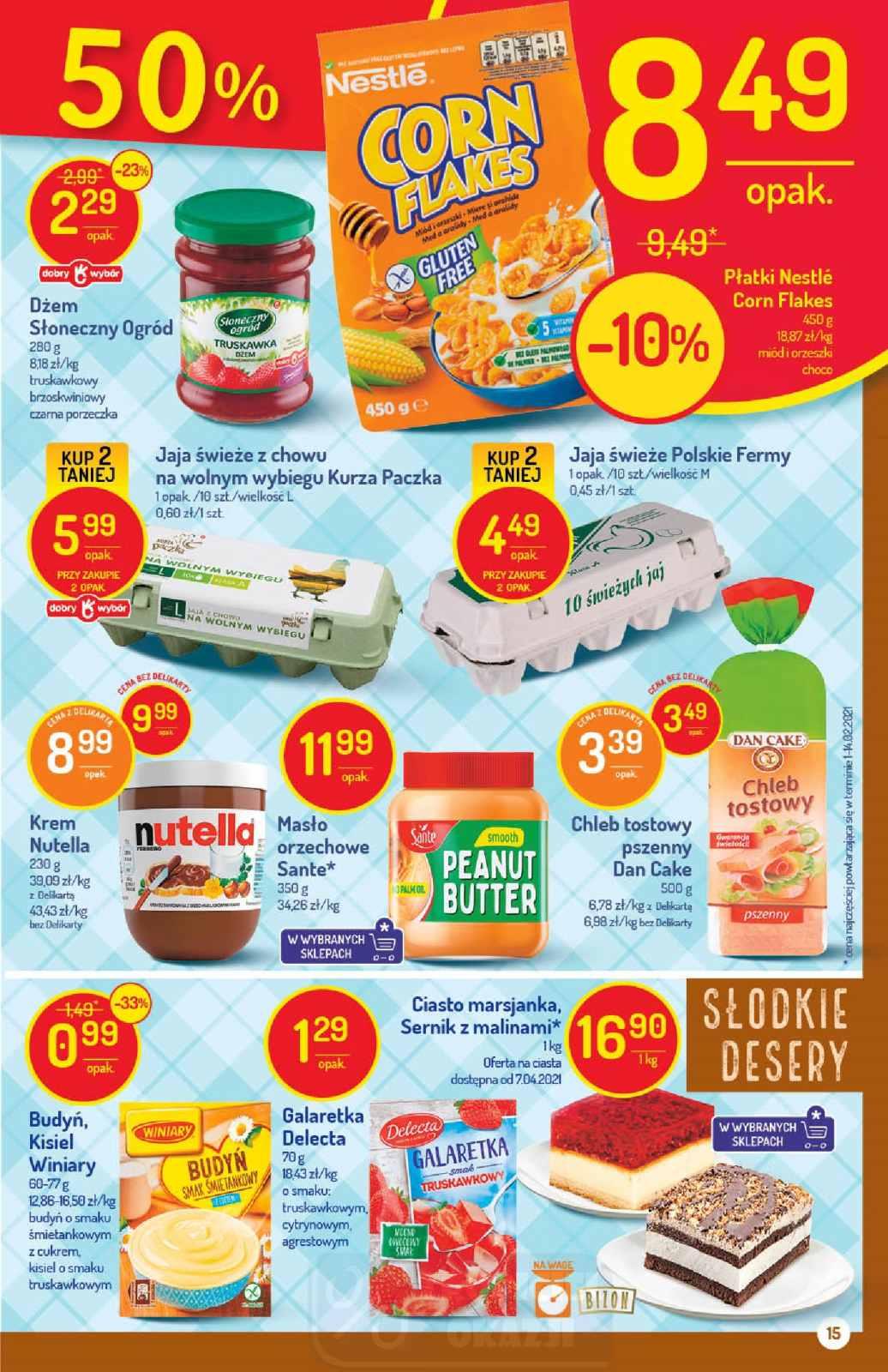 Gazetka promocyjna Delikatesy Centrum str. 15