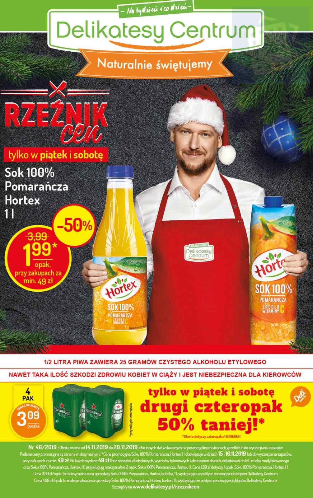 Gazetka promocyjna Delikatesy Centrum str. 1