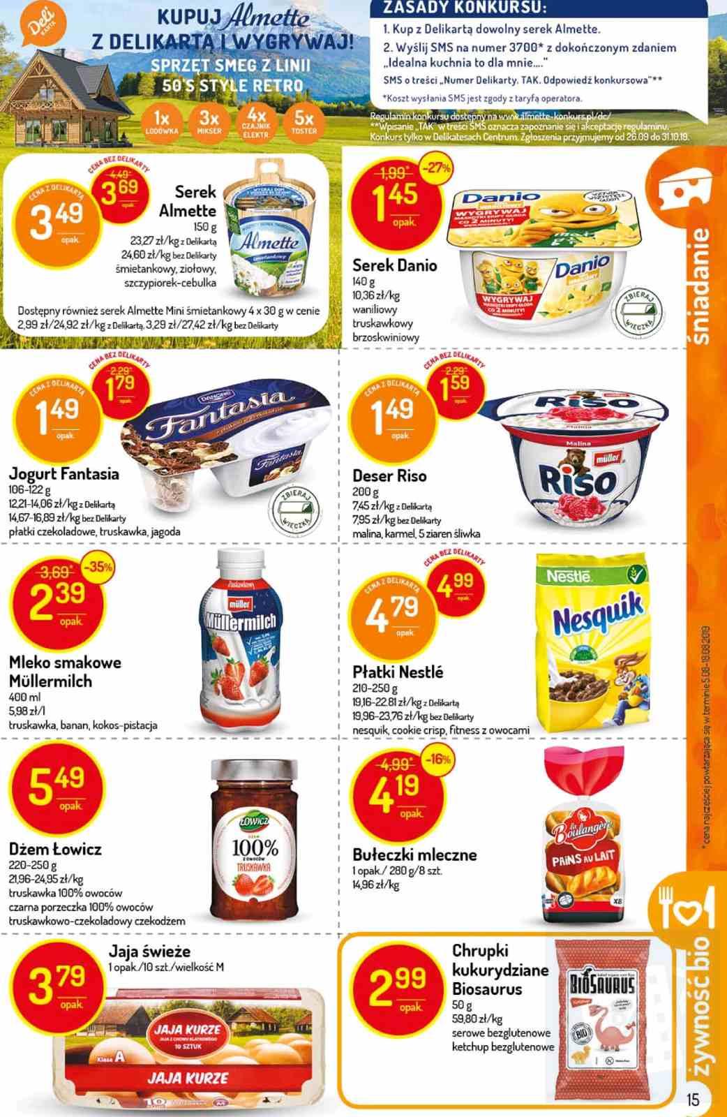 Gazetka promocyjna Delikatesy Centrum str. 15