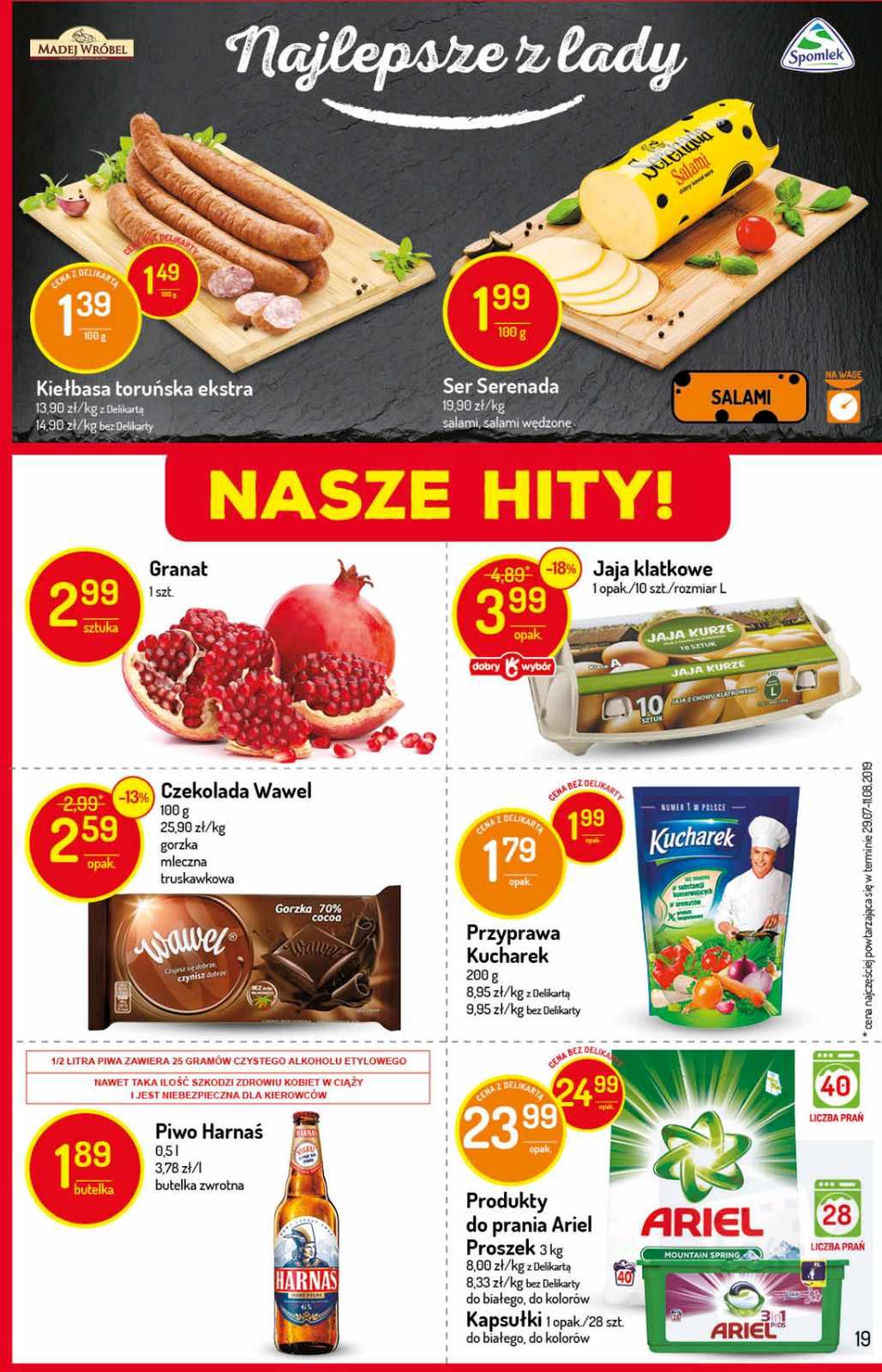 Gazetka promocyjna Delikatesy Centrum str. 19