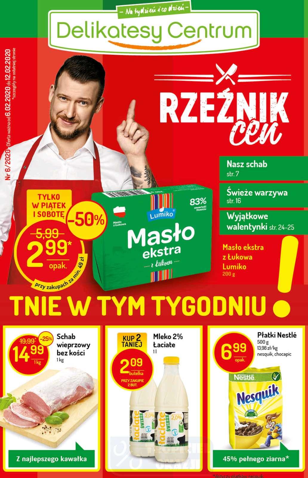 Gazetka promocyjna Delikatesy Centrum str. 1