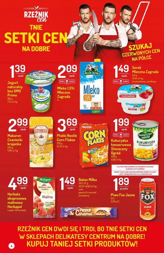 Gazetka promocyjna Delikatesy Centrum str. 4