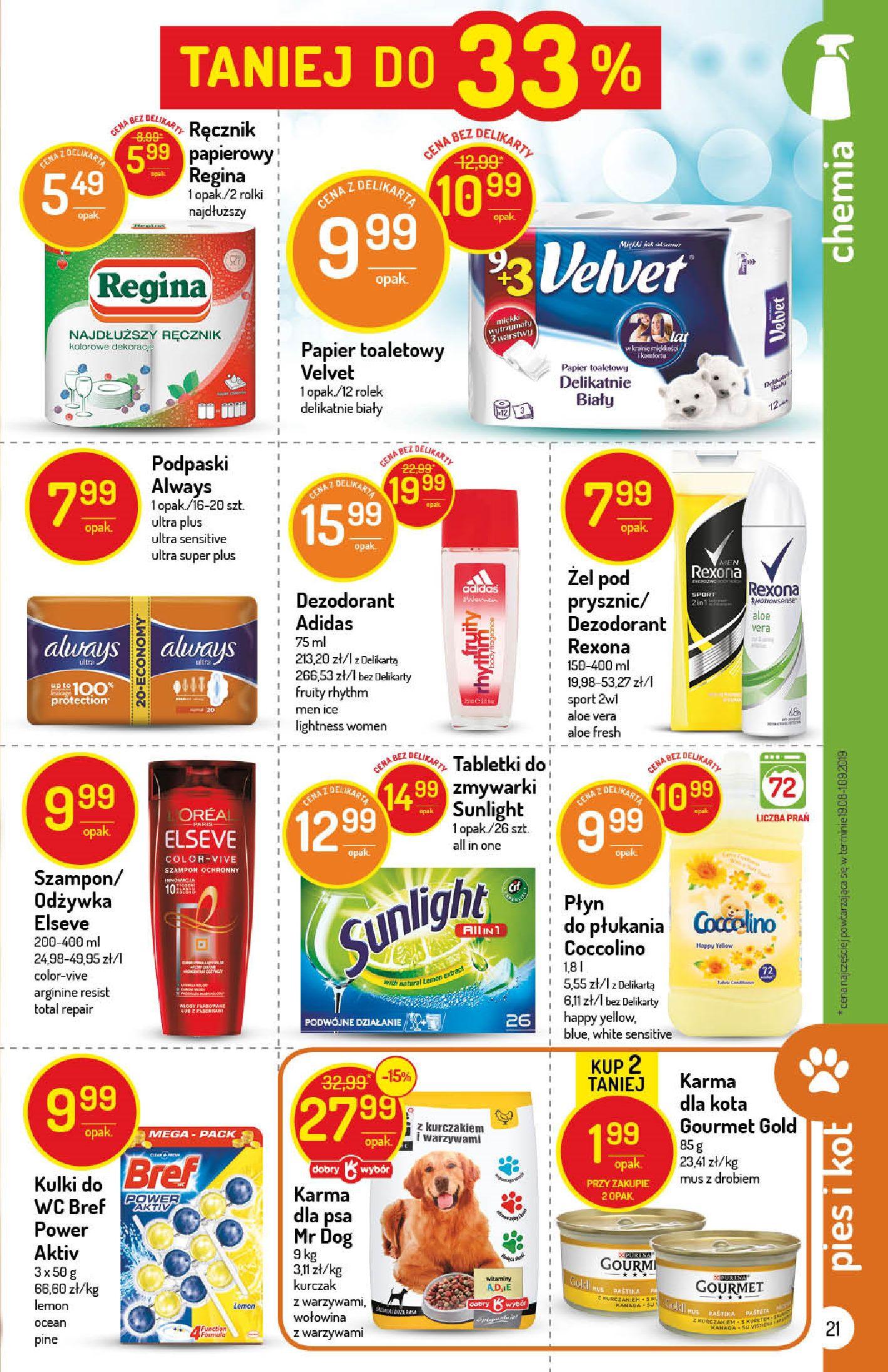 Gazetka promocyjna Delikatesy Centrum str. 21