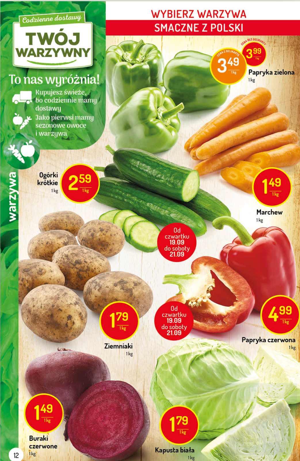 Gazetka promocyjna Delikatesy Centrum str. 12