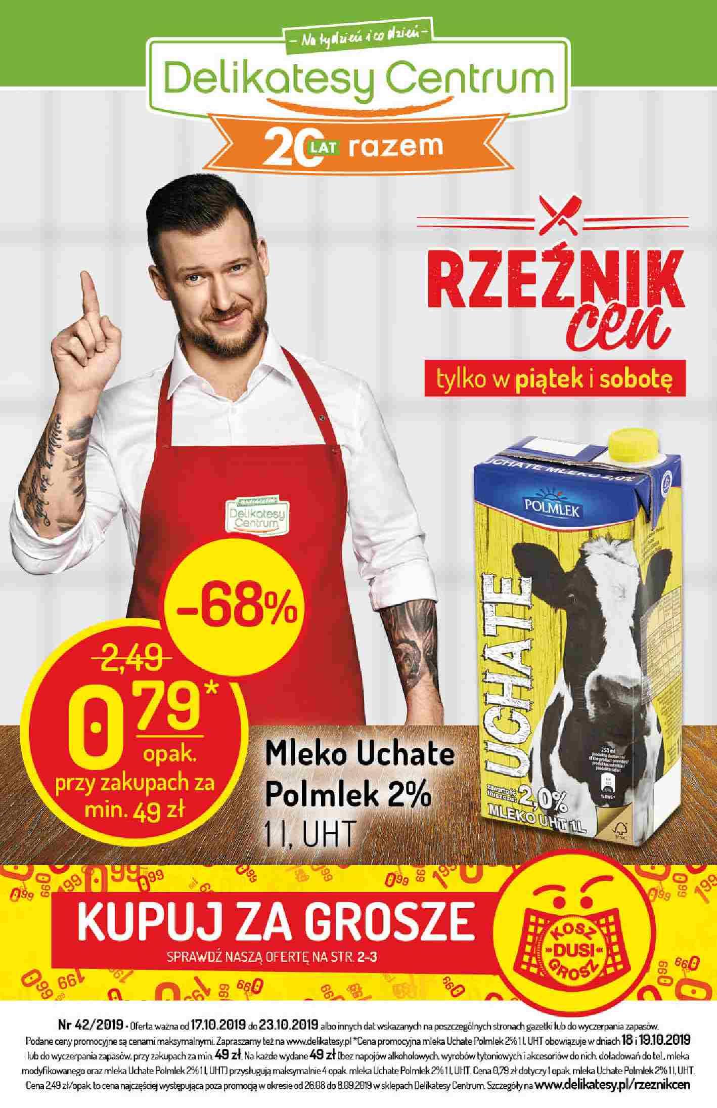 Gazetka promocyjna Delikatesy Centrum str. 1