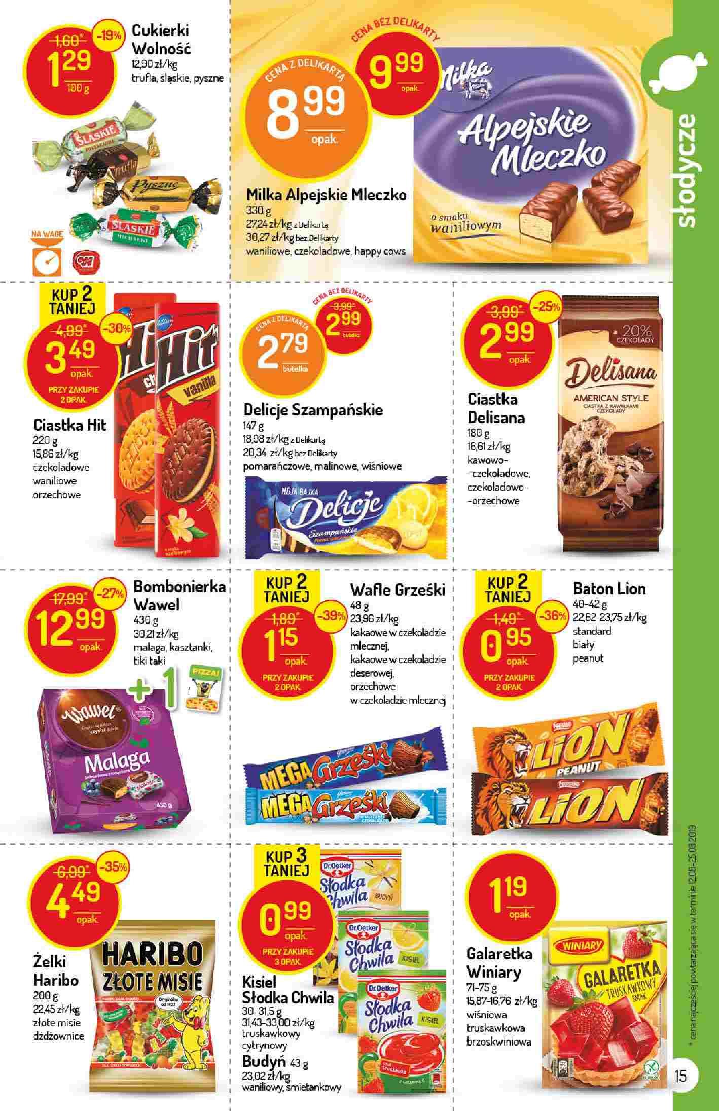 Gazetka promocyjna Delikatesy Centrum str. 15