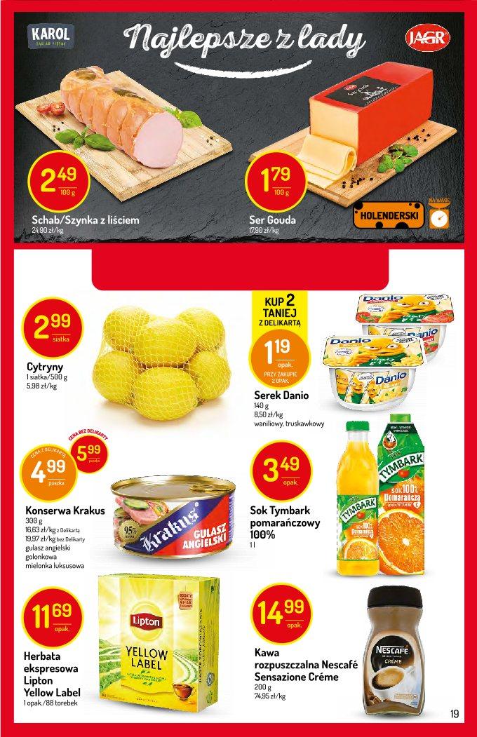 Gazetka promocyjna Delikatesy Centrum str. 19