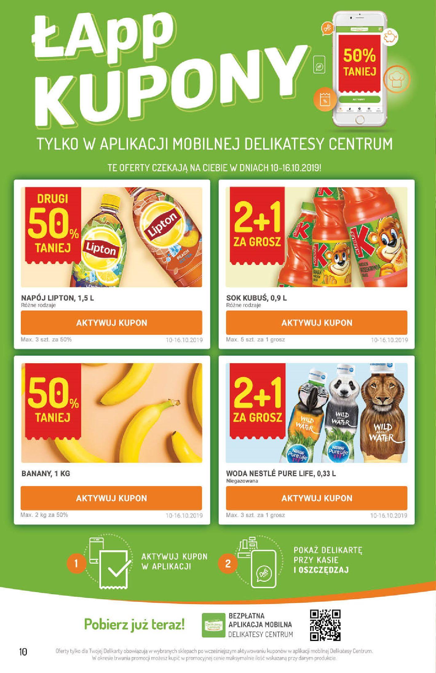 Gazetka promocyjna Delikatesy Centrum str. 10