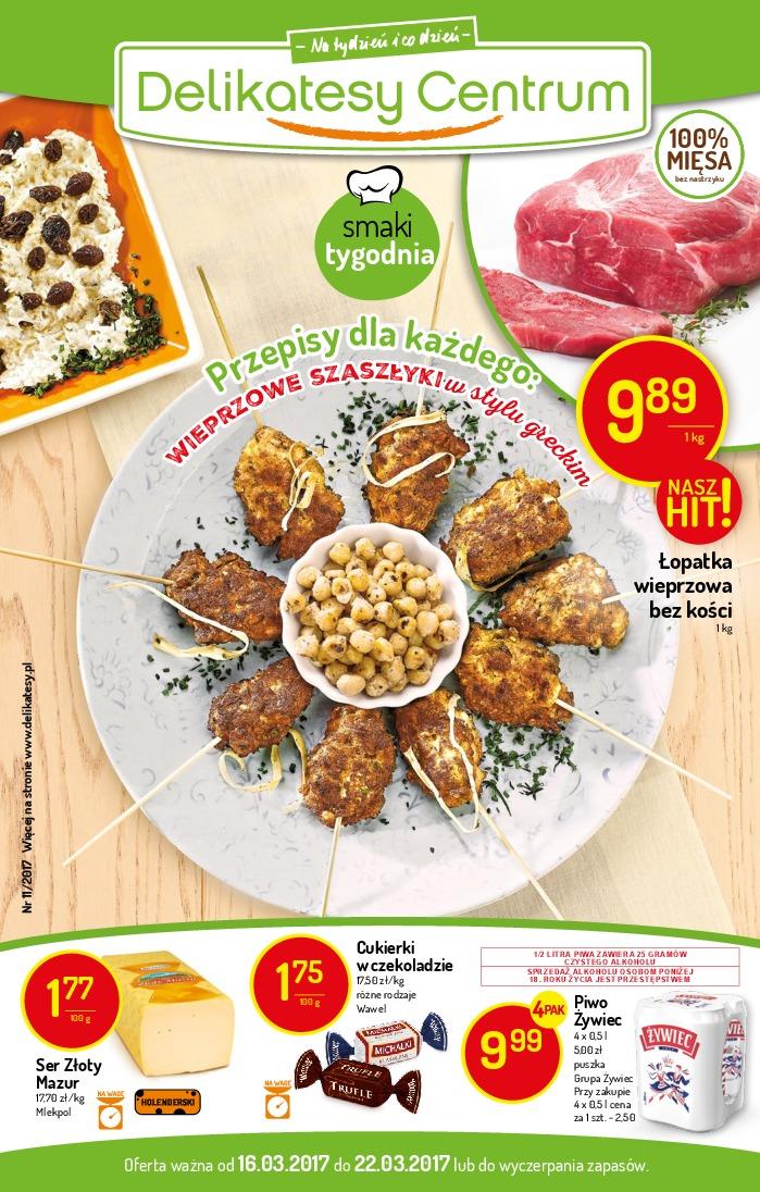 Gazetka promocyjna Delikatesy Centrum str. 1