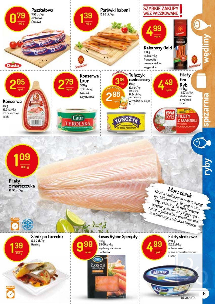 Gazetka promocyjna Delikatesy Centrum str. 9