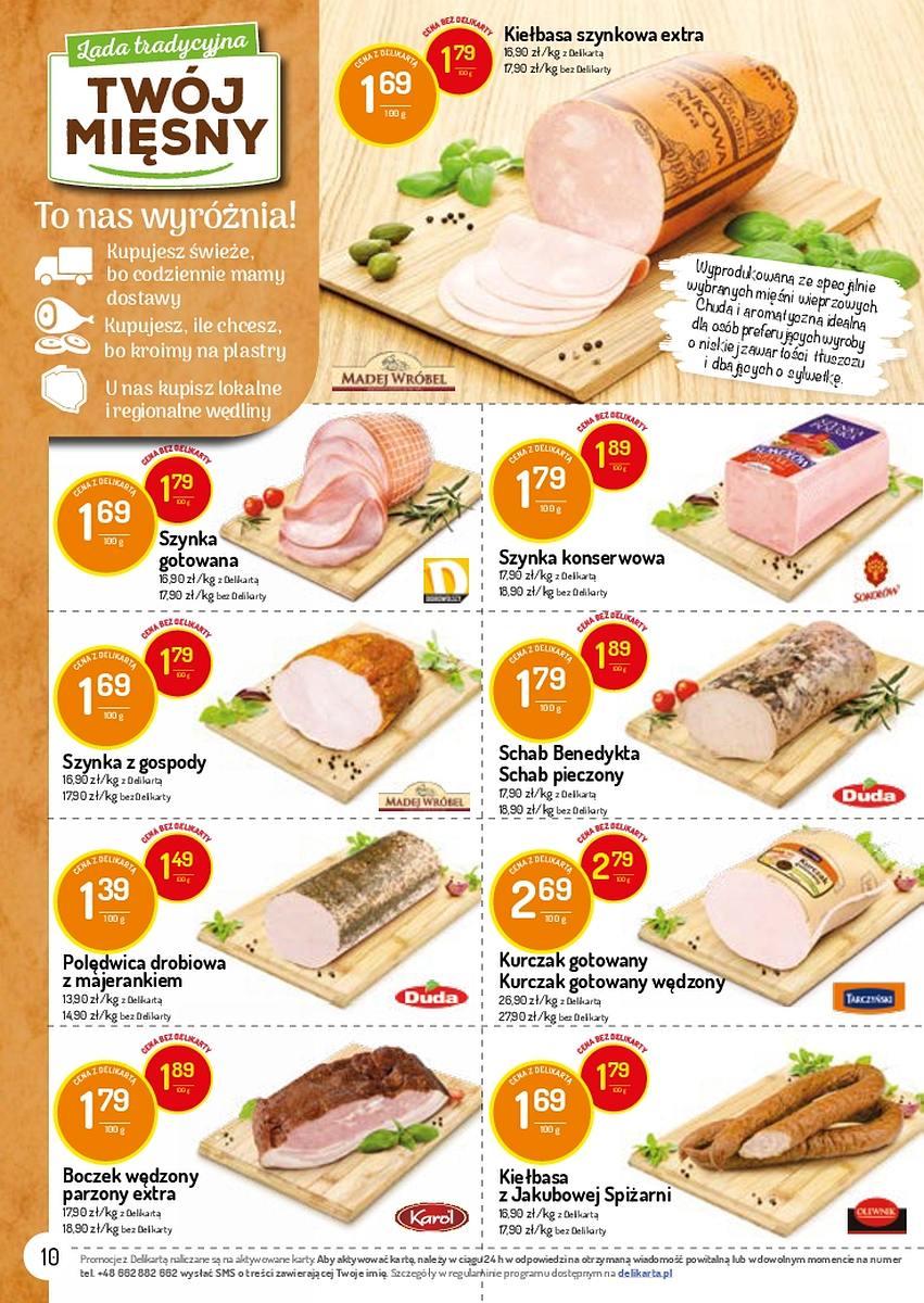 Gazetka promocyjna Delikatesy Centrum str. 10