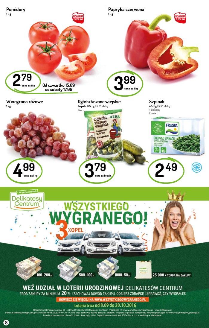 Gazetka promocyjna Delikatesy Centrum str. 8