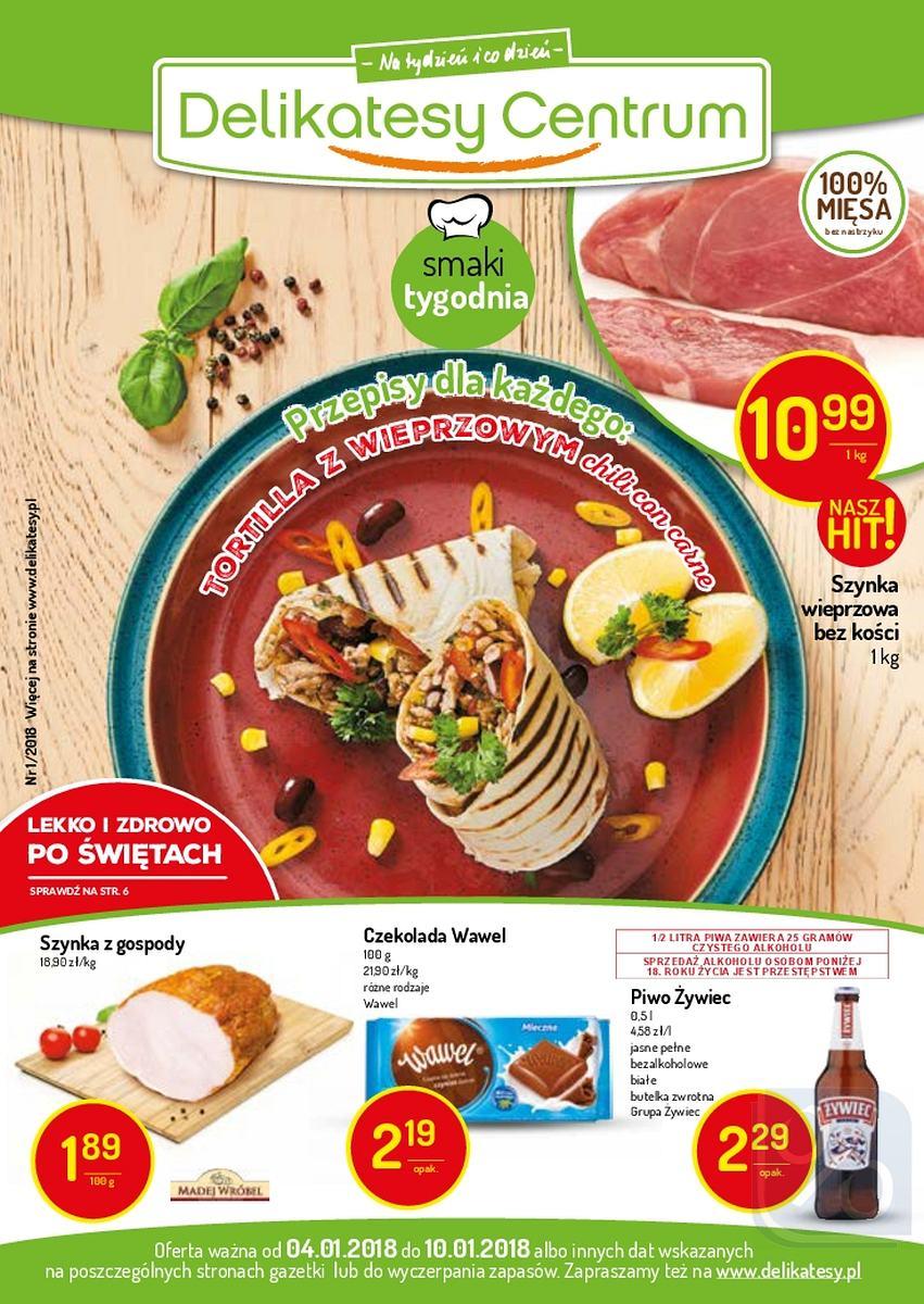Gazetka promocyjna Delikatesy Centrum str. 1