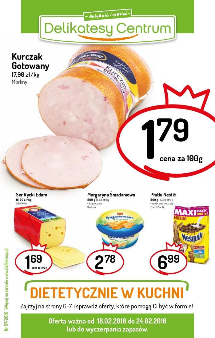 Gazetka promocyjna Delikatesy Centrum str. 1