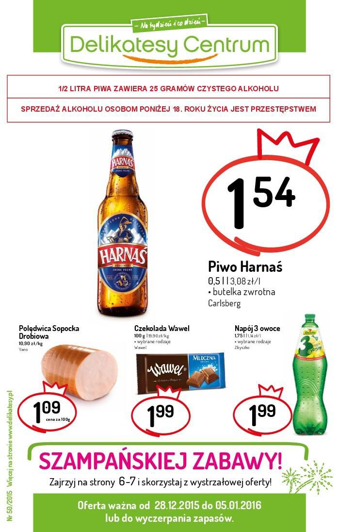 Gazetka promocyjna Delikatesy Centrum str. 1