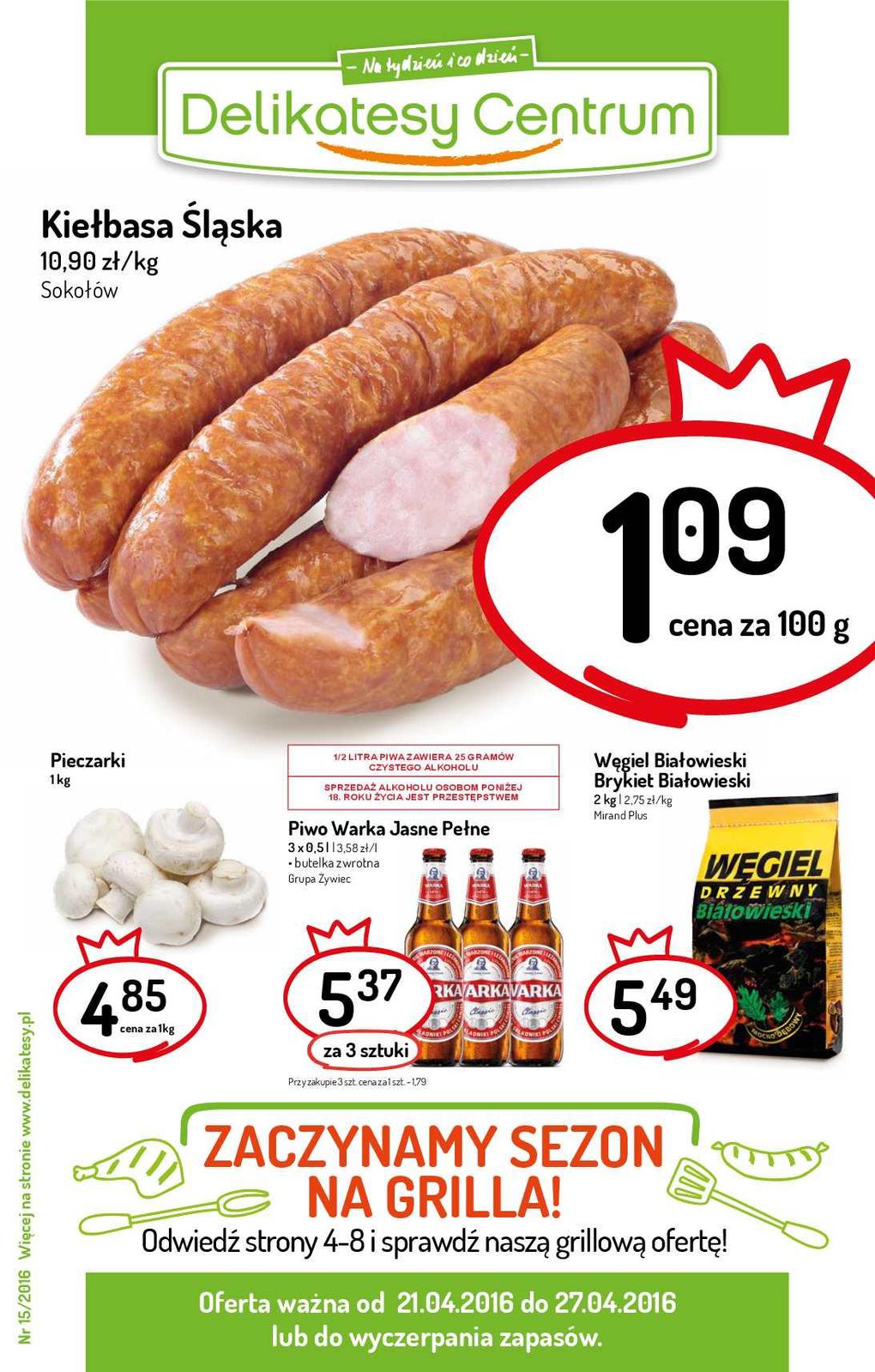 Gazetka promocyjna Delikatesy Centrum str. 1