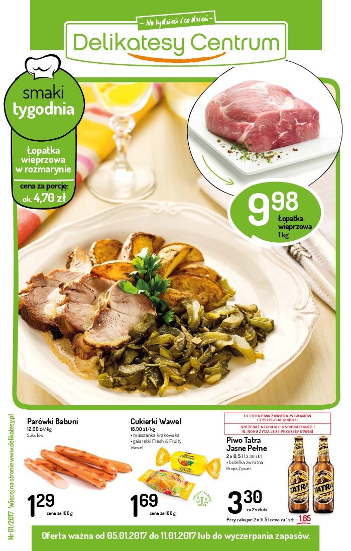 Gazetka promocyjna Delikatesy Centrum str. 1
