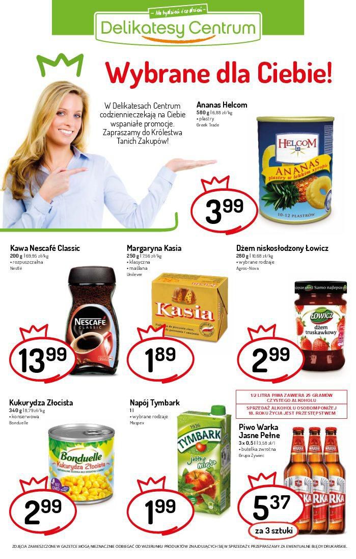 Gazetka promocyjna Delikatesy Centrum str. 12
