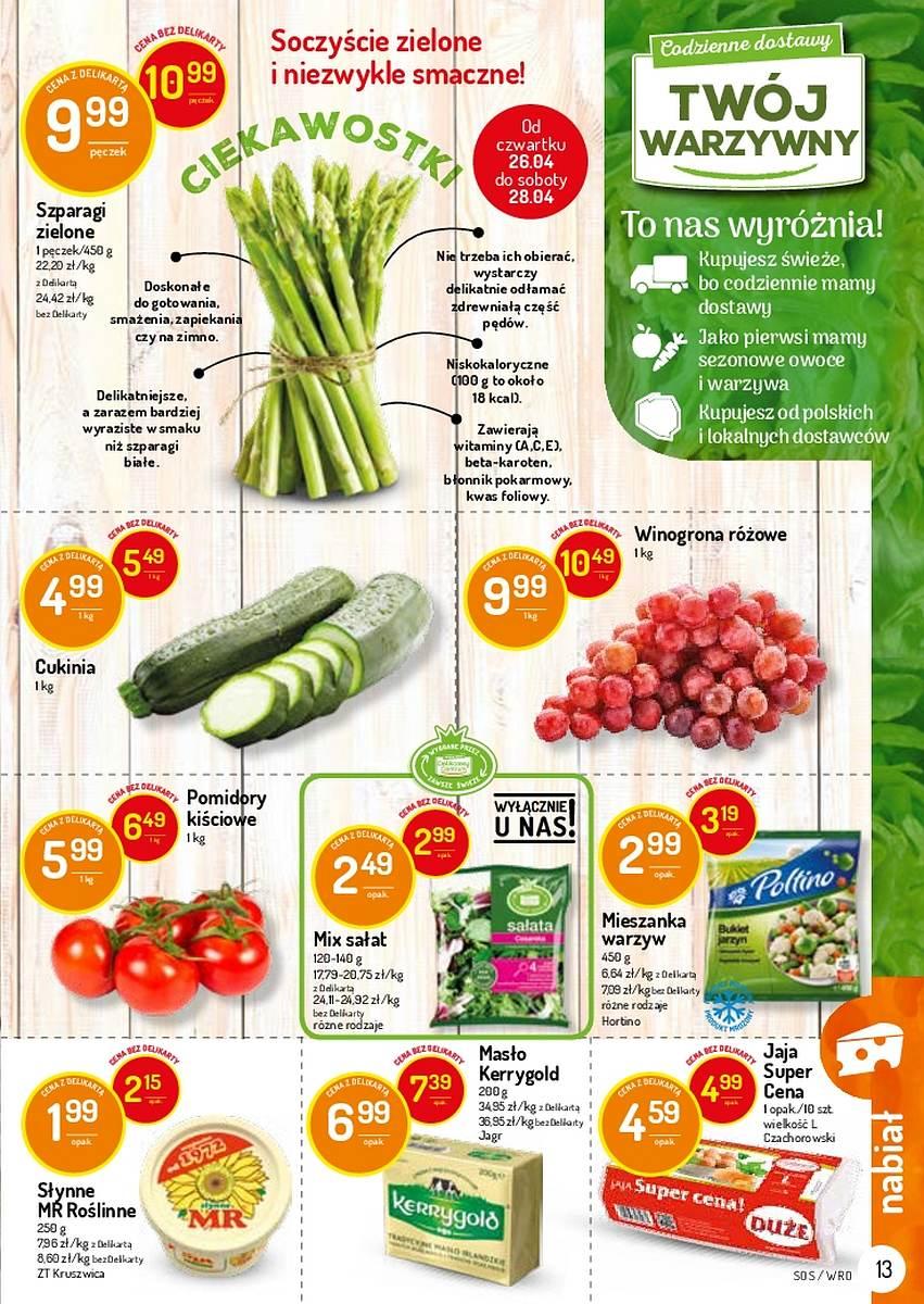 Gazetka promocyjna Delikatesy Centrum str. 13