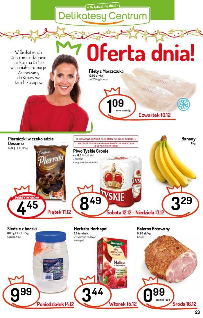 Gazetka promocyjna Delikatesy Centrum str. 23
