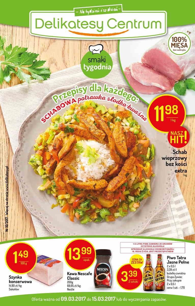 Gazetka promocyjna Delikatesy Centrum str. 1