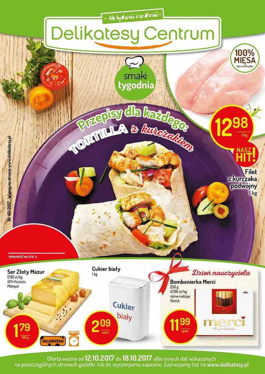 Gazetka promocyjna Delikatesy Centrum str. 1