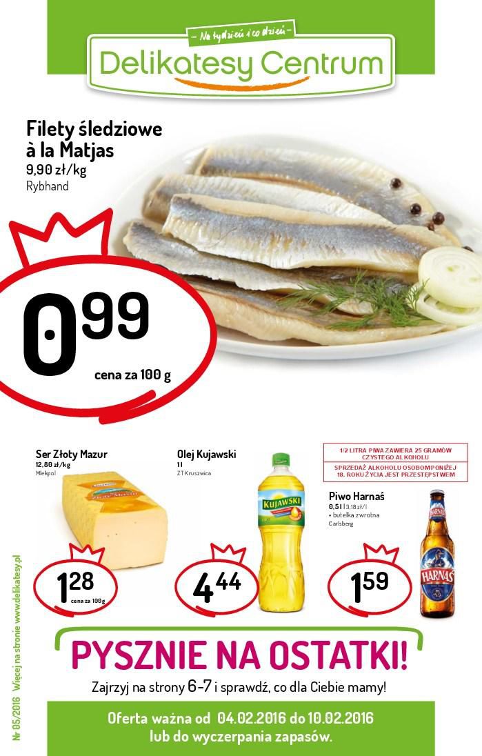 Gazetka promocyjna Delikatesy Centrum str. 1