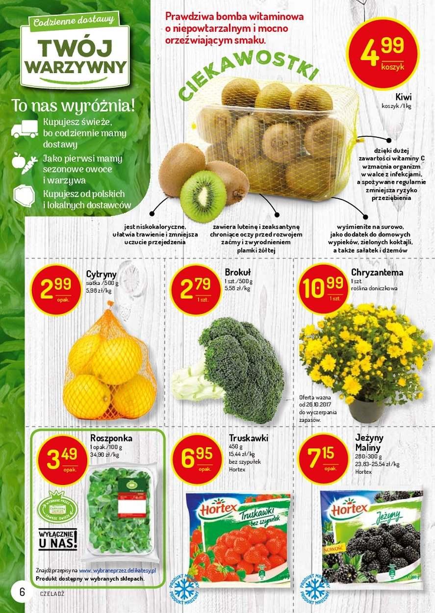 Gazetka promocyjna Delikatesy Centrum str. 6