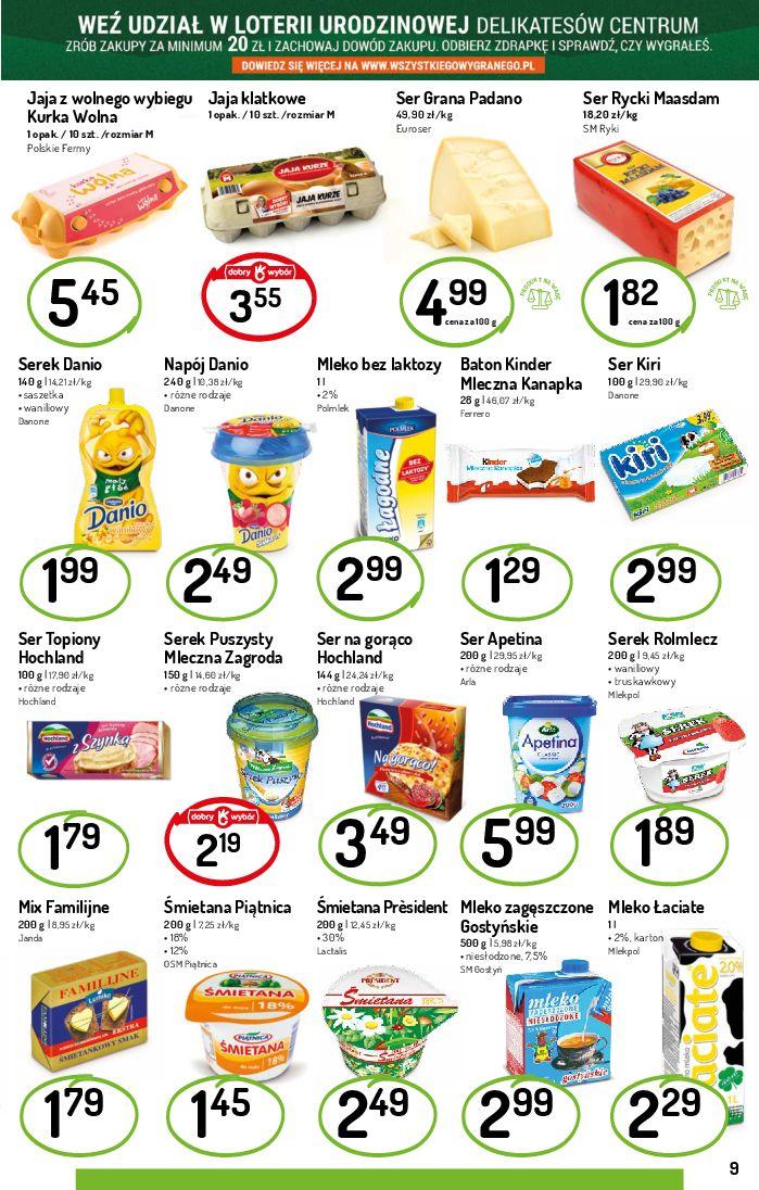 Gazetka promocyjna Delikatesy Centrum str. 9