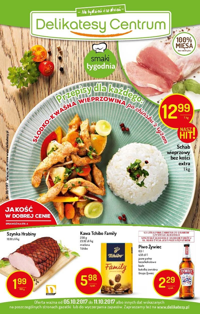 Gazetka promocyjna Delikatesy Centrum str. 1