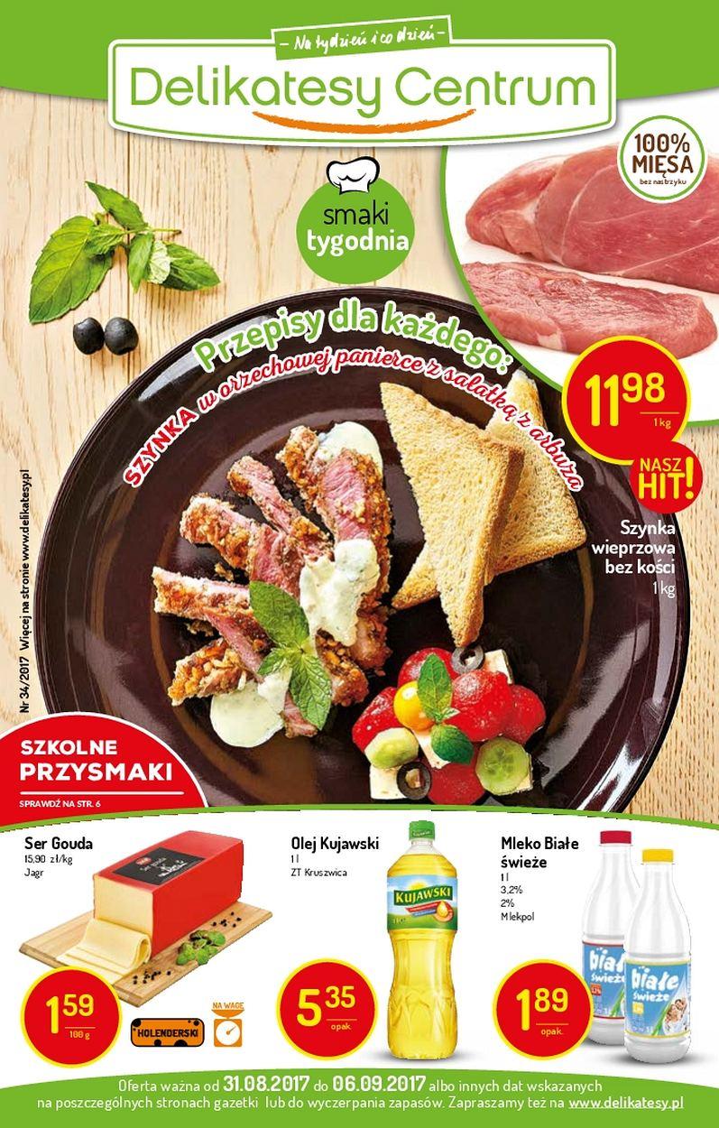 Gazetka promocyjna Delikatesy Centrum str. 1