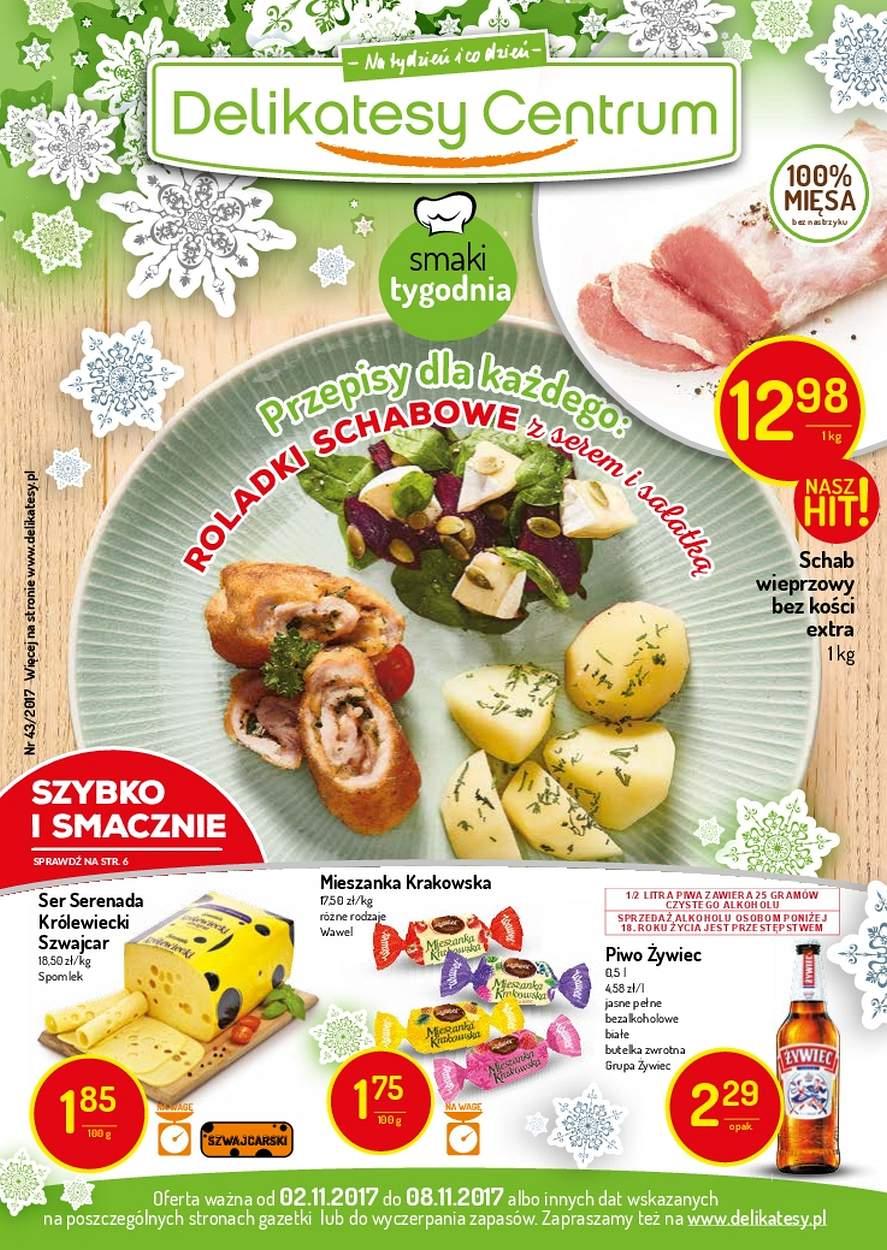 Gazetka promocyjna Delikatesy Centrum str. 1