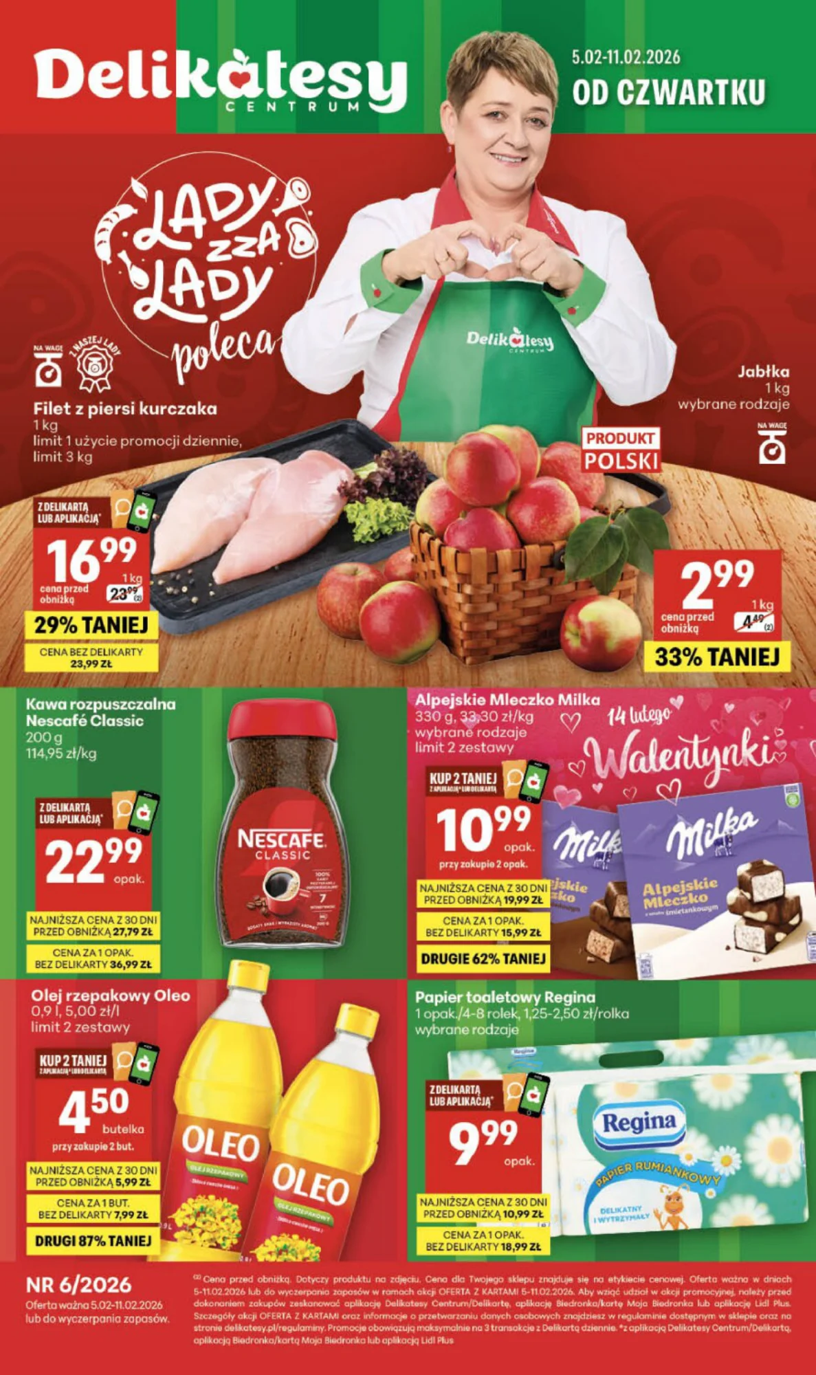 Gazetka promocyjna Delikatesy Centrum str. 1