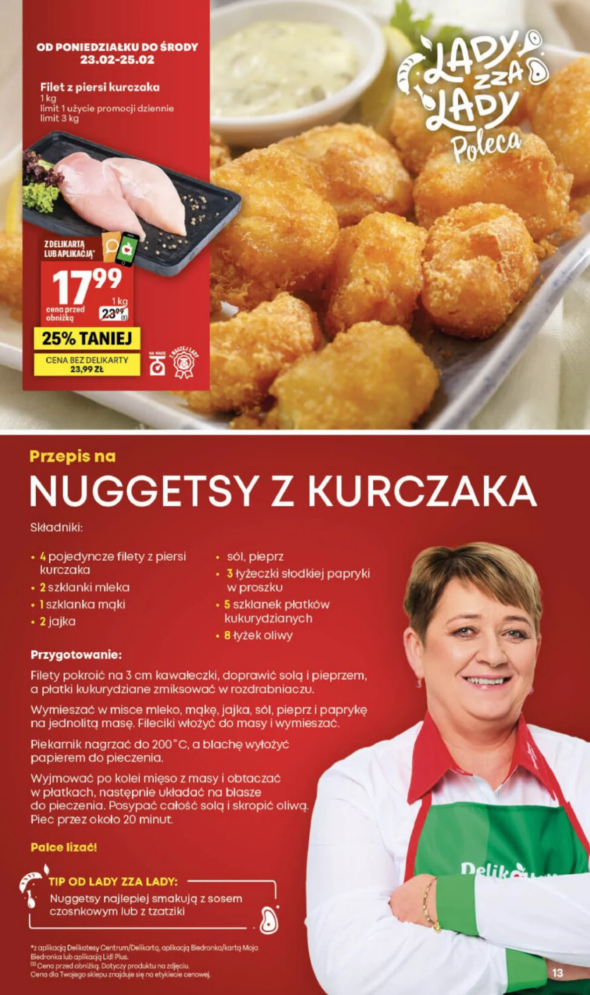 Gazetka promocyjna Delikatesy Centrum str. 13