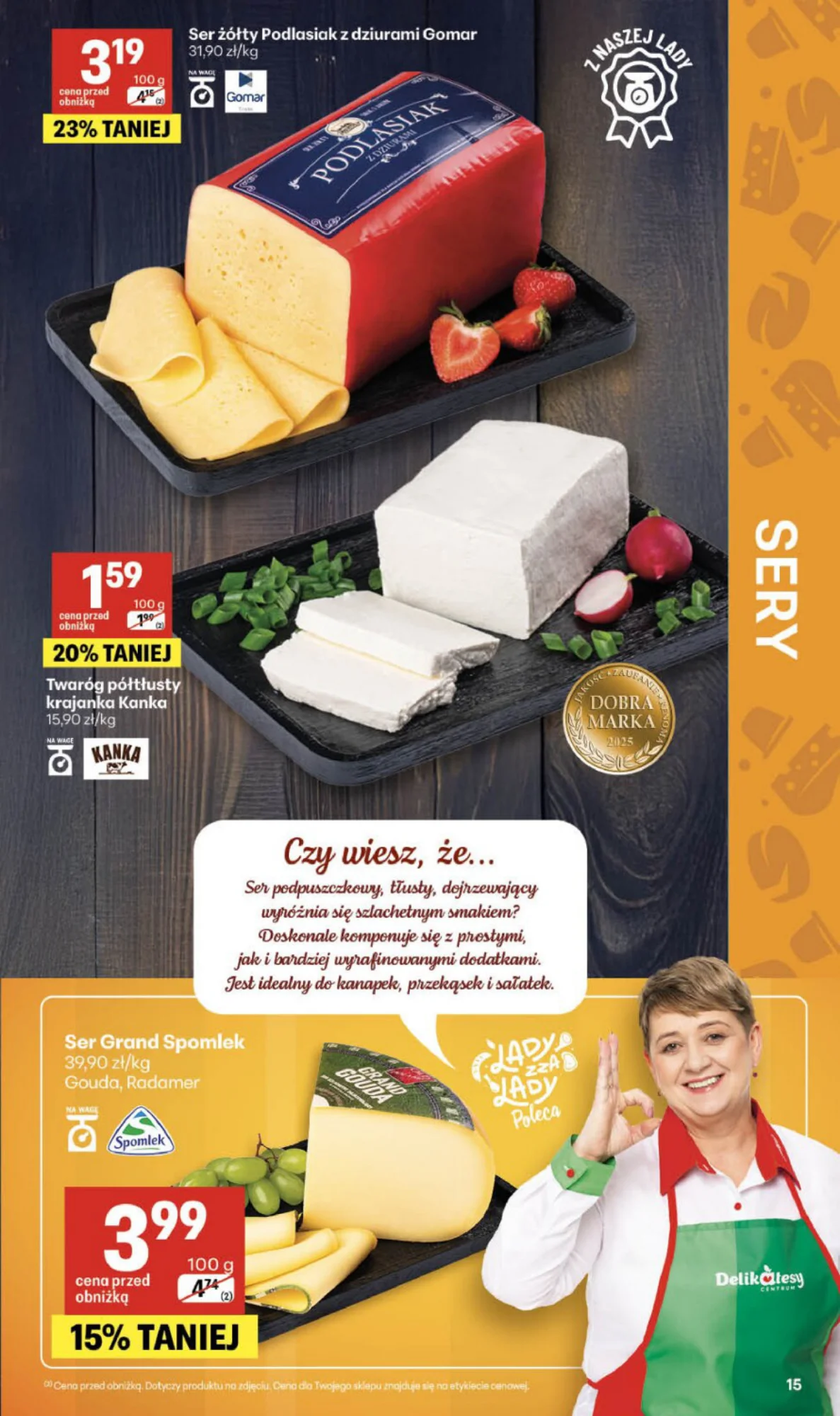 Gazetka promocyjna Delikatesy Centrum str. 15