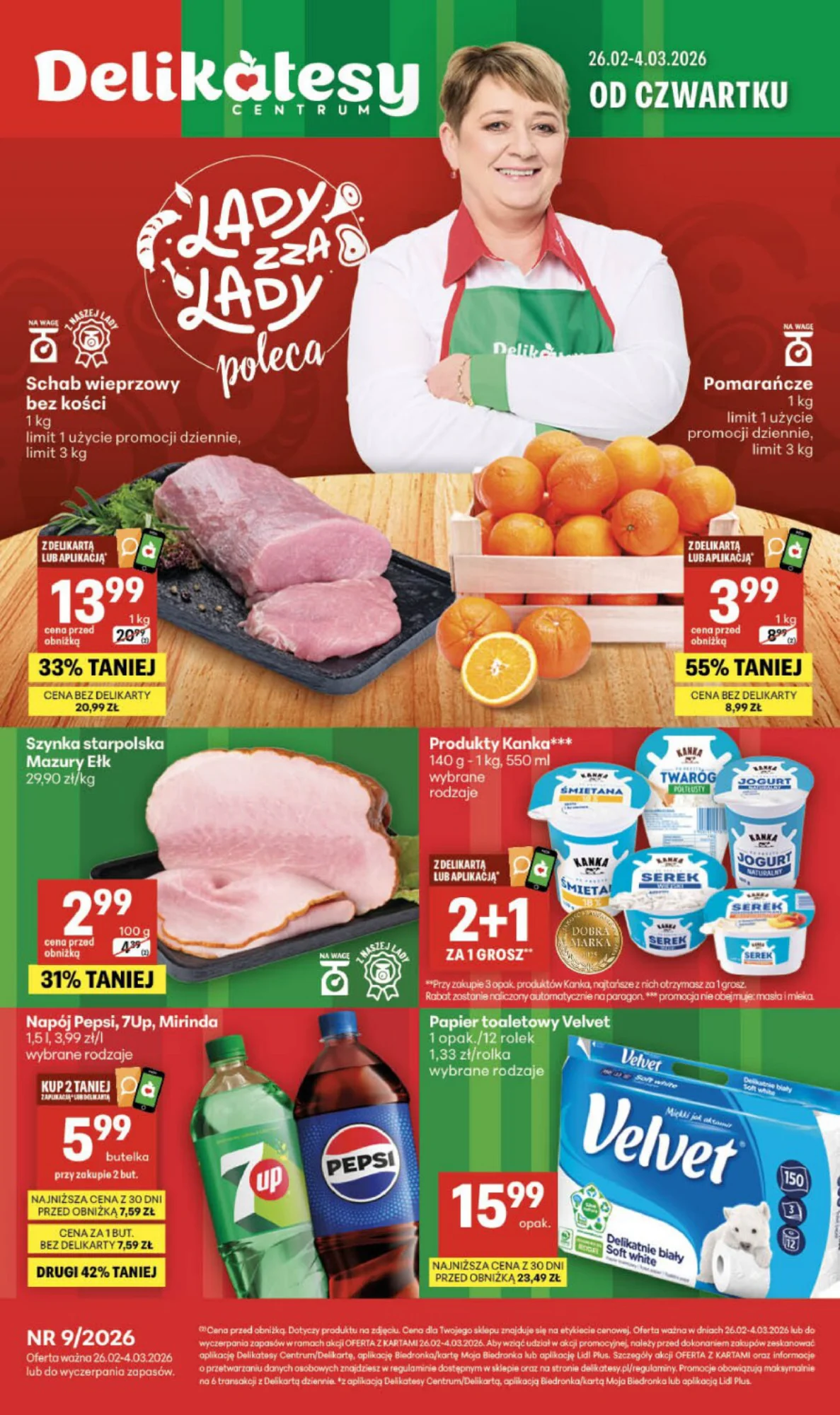 Gazetka promocyjna Delikatesy Centrum str. 1