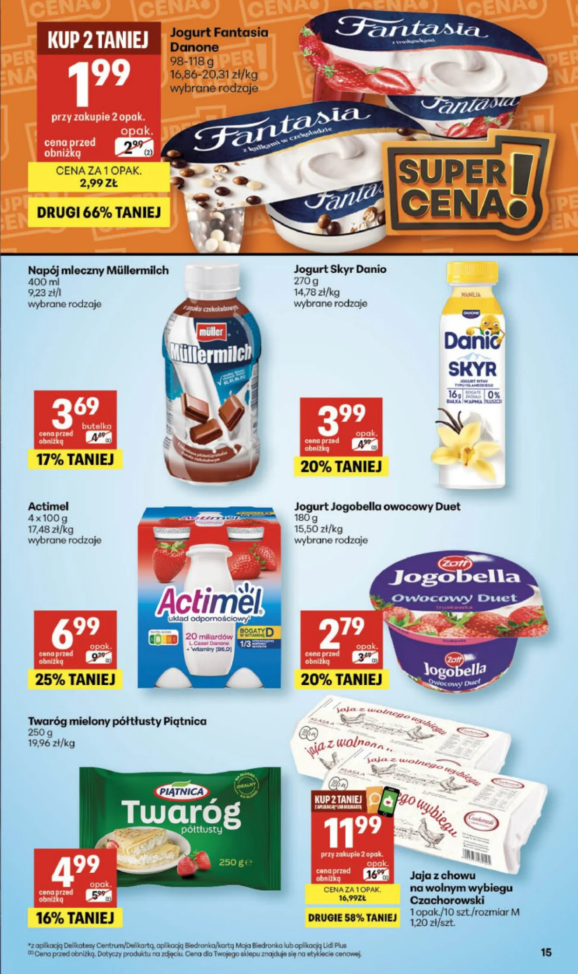 Gazetka promocyjna Delikatesy Centrum str. 15